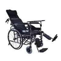 כיסא גלגלים גבוה עם משענת ראש--SYIV100-25G1